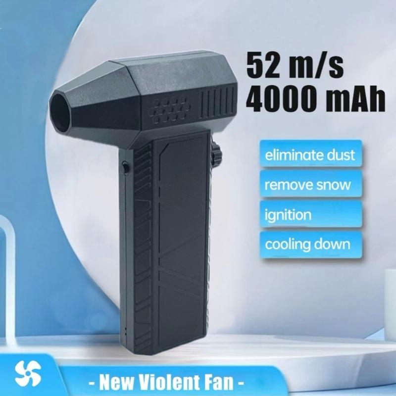 Compressed Electric Air Duster 130000RPM Rechargeable Cordless Multifunction Fan for Computer Keyboard Car Dry Blower
