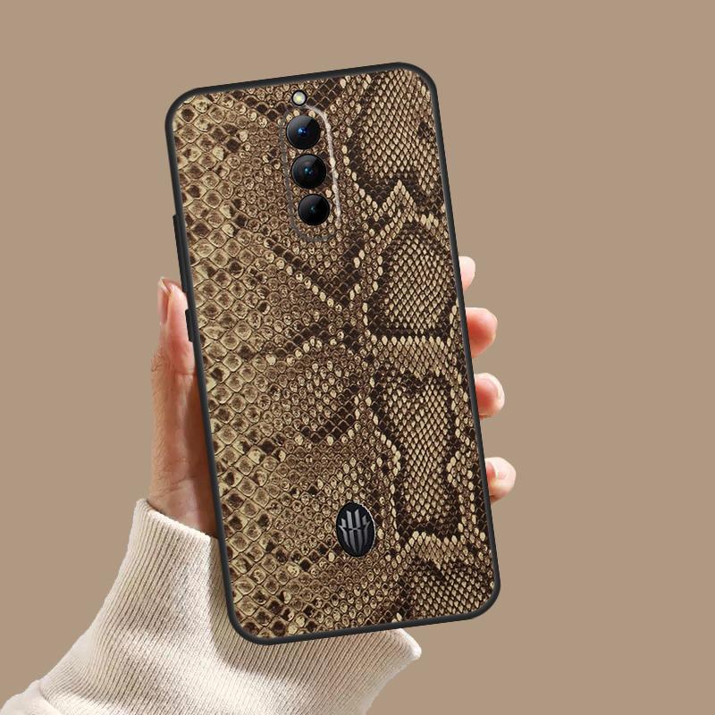 Чехол под змеиную кожу для ZTE Nubia Red Magic 10S 9S 8S 8 9 10 11 Pro Plus 5G 6R 6 7 6S 7S Pro 10 Air