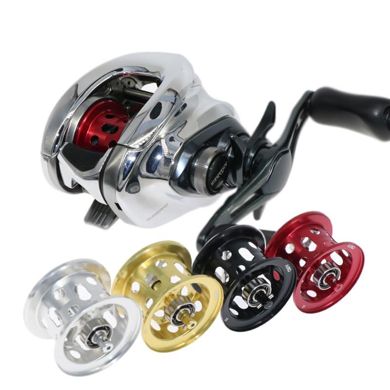 Shimano Bass Tile Compatible with 19 Antares Bait Finesse Centrifugal Magnetic Microcast Spool [Seiran Lures] Spool, MGL, Spool, Ported, Type,