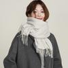 Scarf Winter Women's Imitation Cashmere Literary and Artistic Autumn and Winter Thickened Warm Dual-purpose Solid Color Fashion Atmosphere Scarf