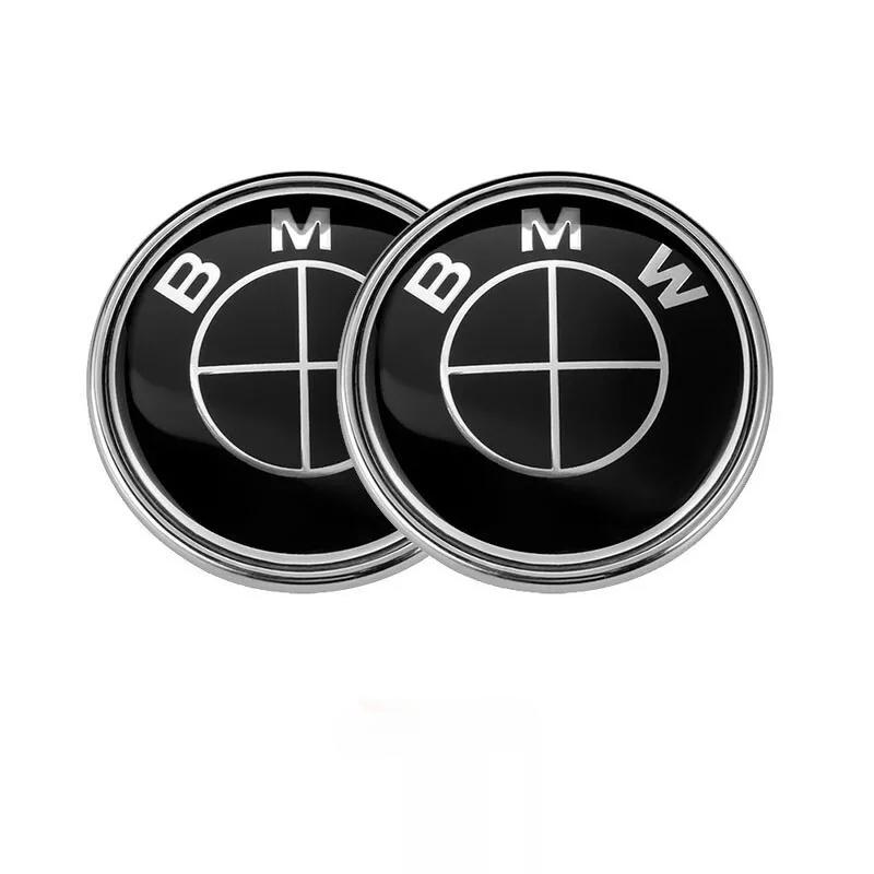 2pcs/set 82mm or 74mm for BMW X1 X3x30f34f36 car hood badge ABS badge accessories for car trunk.2 stuck feet