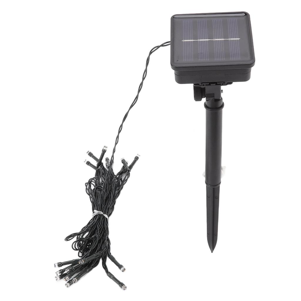 Solar String Light 20 LED IP65 Waterproof 2 Modes Automatic Outdoor Lamp String for Patio Garden 16.