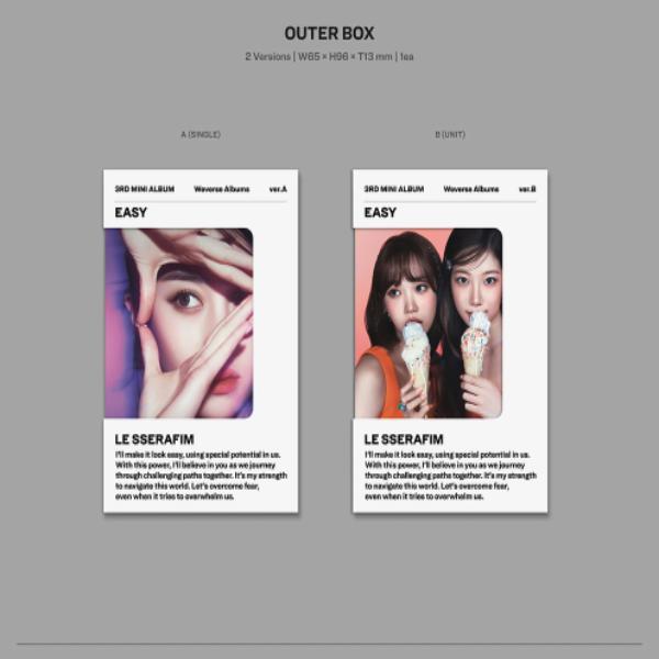 LE SSERAFIM Мини-3-й альбом [EASY] (Альбомы Weverse Вер.)