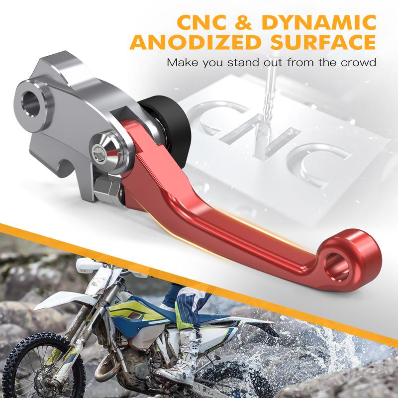 NICECNC Для GasGas EC 300 EC 250 2021-2025 BrakTec Складной рычаг сцепления Рычаг тормоза Для Husqvarna TE 300 TE 250 FE 450 2022-2024