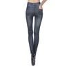 High Waist Slim Skinny Jeggings With Pockets Denim Print Fake Jeans Women Look Like Leggings Seamles Sexy Stretchy Full Length