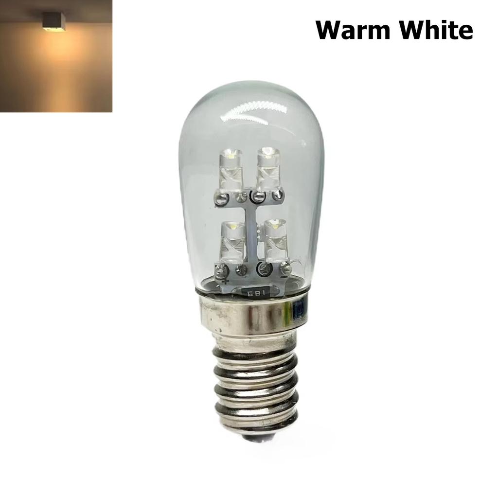 2PCS E12 LED Light Bulbs 0.5W Refrigerators 3000k-6500k Indicator Appliance Luminaire Lighting Lights 220V Lamp Corn Home
