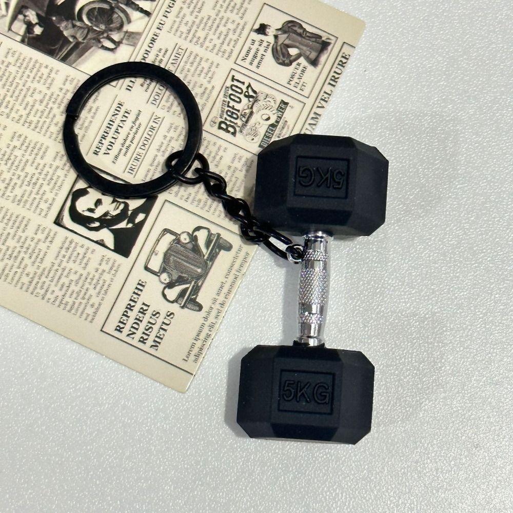 Kettlebells Simulation Dumbbells Keyring Water Cups Fitness Series Pendant Bodybuilder