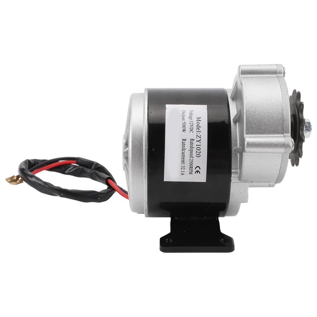 Двигатель-редуктор 12 В 500 Вт 2500 об/мин 13 зубьев постоянного тока щеточный двигатель-редуктор для электромобиля