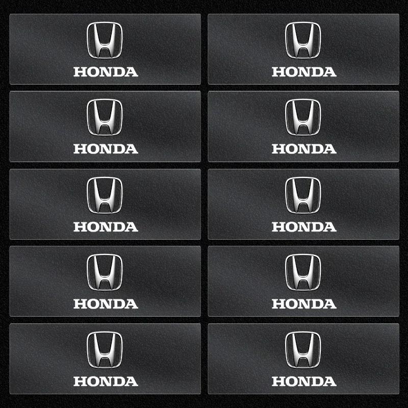 For Honda Car Interior Sticker Central Control Decals Emblem Badge For Honda Mugen Power TypeR Jazz City Civic Inspire Accord FI