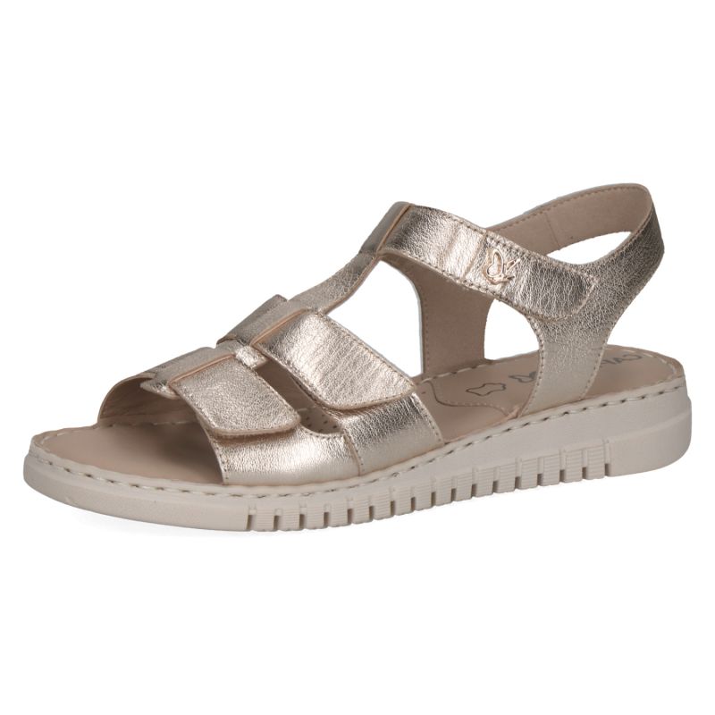 Platinum Metallic Sandals 36/41 Woman CAPRICE