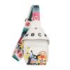 Ladies Children Cute Cartoon Canvas Print Female Chest Bag Diagonal School Bag for Girls Shoulder Bag