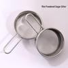 Available Stainless Steel Handheld Mini Flour Sifter, 40 Mesh Sugar and Cocoa Powder Duster for Baking.