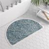 Пасторальные цветочные впитывающие коврики для ванной, плюшевые пушистые боковые коврики для ванны, нескользящие коврики для душа и ванной комнаты.
