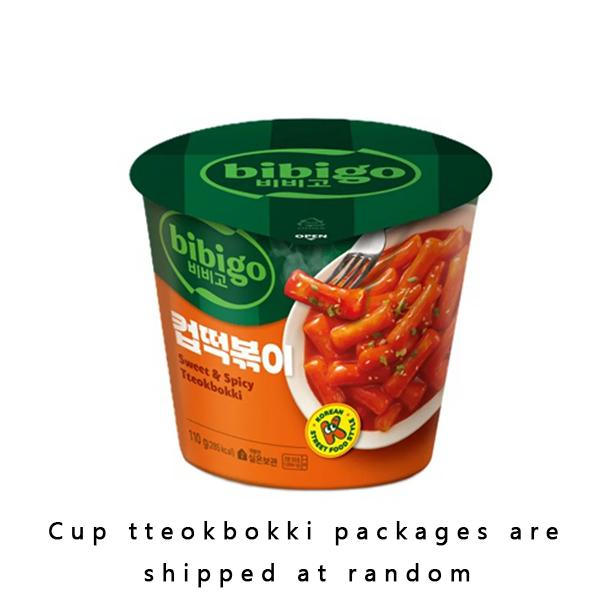 bibigo Cup Tteokbokki/ Spicy Stir-Fried Rice Cakes (Original, Rosé, Cheese)