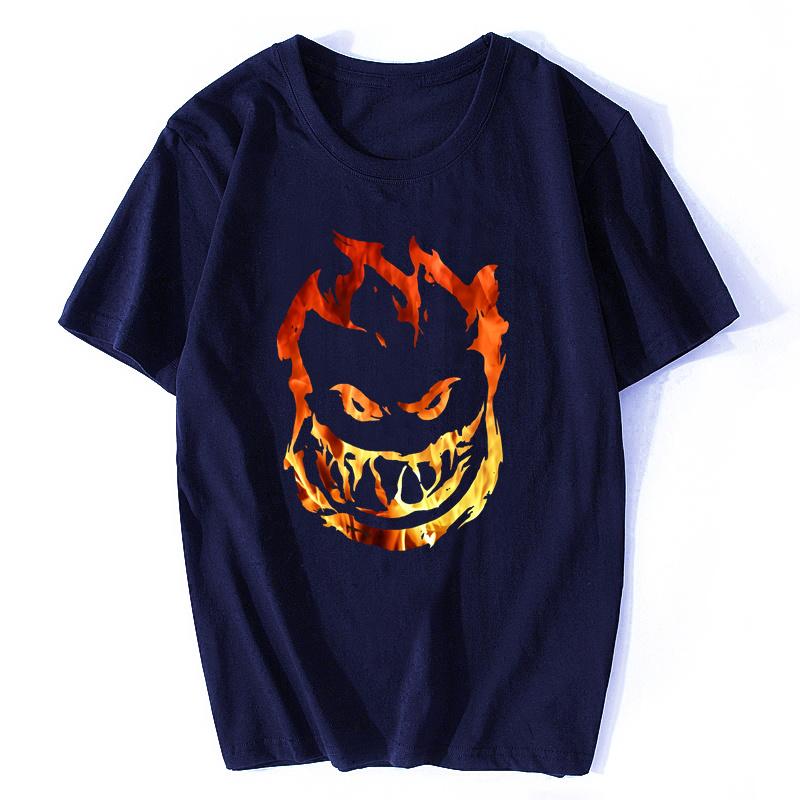 Летняя хлопковая брендовая футболка мужская хип-хоп мужская футболка повседневная фитнес Spitfire футболка футболки харадзюку уличная одежда