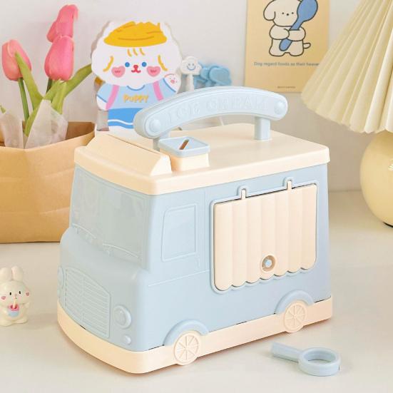 Долговечная копилка с замком, небьющаяся банка для хранения монет