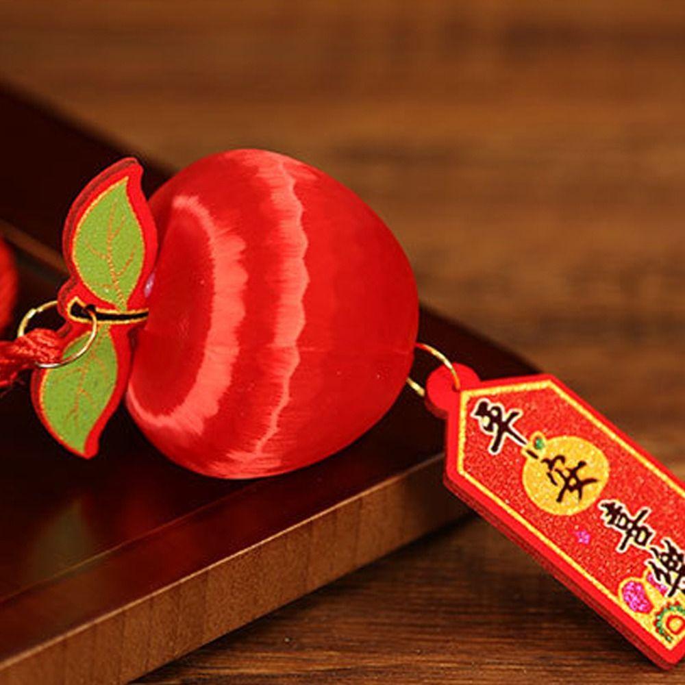 Traditional Chinese Lucky Persimmon Pendants Plastic Spring Festival Supplies Home Wall Decor