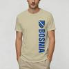 Fashion Bosnia and Herzegovina Flag TShirt Unisex Round Neck 100 Cotton T Shirt Short Sleeve Tee Shirt Classic Clothing