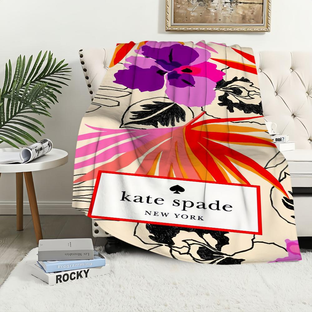 Fashion Blanket Plush Nap Sofa rug for Living Room K-Kate-Spade-S Warm Office Bedroom Birthday Home Travel Kid Gifts