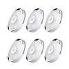 PIR Puck Light - FURNITURE LIGHTING - 6 PCS - 4000k - Motion Sensor - Integrated LED