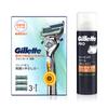Gillette Skin Guard Power основной блок сменные лезвия пена для бритья 245 г Бритва для чувствительной кожи Мужская (3 включено) + [Покупка комплекта] Мужской