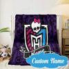 Custom Name High Party Blanket bed sofa Blanket Flannel Blanket for Camping, Hiking, Picnic Essentials,gift for Fan family