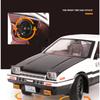 1/20 Кино Автомобиль INITIAL D Toyota AE86 Сплав Модель Автомобиля Литье под Давлением и Игрушечные Транспортные Средства Металлическая Модель Автомобиля Симуляция Звук Свет Игрушка Подарок