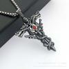 Аксессуары, хип-хоп личность тренд мода двойной дракон магический меч нержавеющая сталь кулон титановая сталь ожерелье кулон