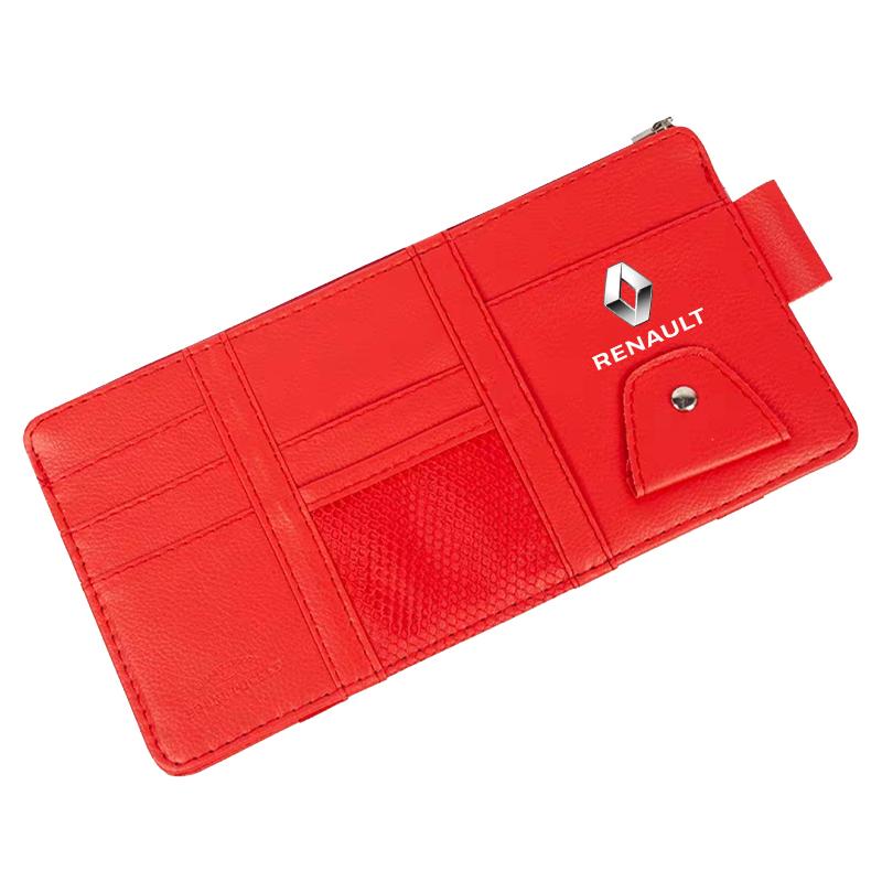 Автомобильный солнцезащитный козырек Тип точки Многофункциональная сумка для хранения Автомобильные аксессуары Для Renault Dacia Koleos Clio Laguna 2 Megane 2 3 Duster Logan Captur