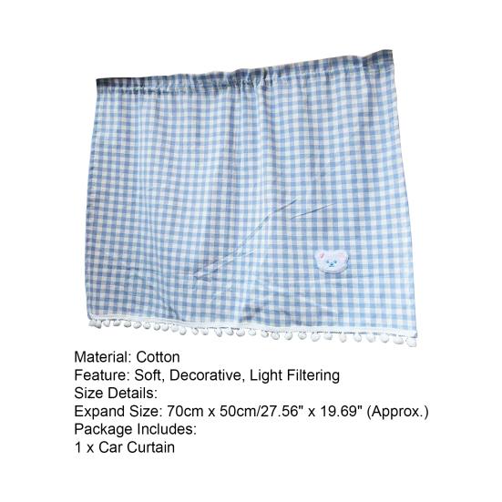 UV-protection Car Curtain Adjustable Portable Cartoon Bear Car Sunshade Car Accessories