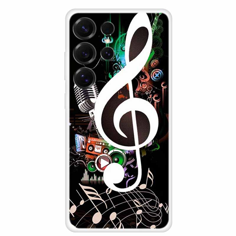 Чехол для Samsung Galaxy S26 Ultra Чехол для телефона Прозрачный Мягкий ТПУ Силиконовый Чехол для S 26 Ultra Прозрачный Funda Мультяшный Расписной Para