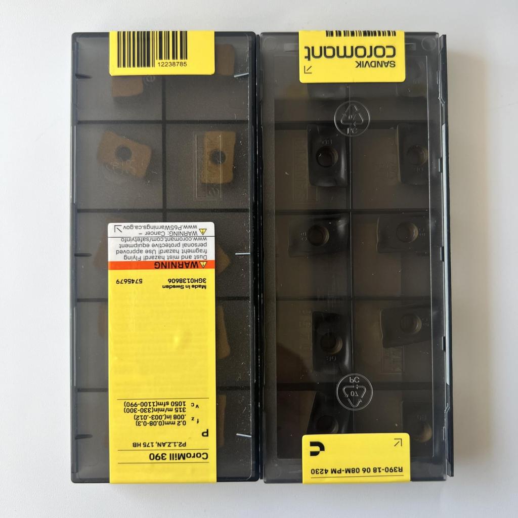 Sandvik / R390-180608M-PM 4230 / Оригинальные шведские твердосплавные пластины 10 шт.