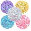 1500Pcs 5mm Flat Plum Blossom Loose Sequins 5mm Flower Paillettes Sewing Craft Glitter Sequin DIY Sewing Accessories Nail Confetti