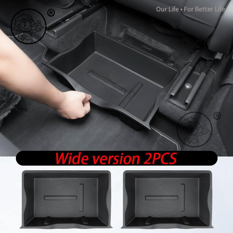 For Tesla Model YL 2026 2027 Under-seat storage box Seat storage Main and co-passenger car storage utility box accessories