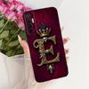 For Tecno Camon 17 Case Silicone Luxury Crown A-Z Letters 2D Flat Pattern Soft Phone Case For Tecno Camon17 CG6 CG6j Cover
