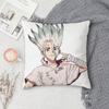 D-Dr. Stone Double-Sided Printed Square Pillow Cover Decorative Cushion Cover For Sofa Bedroom Bedside