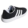 Adidas Neo Vl Court 2.0 Suede Low Top Skate Shoes Women Sneakers Black White DA9887