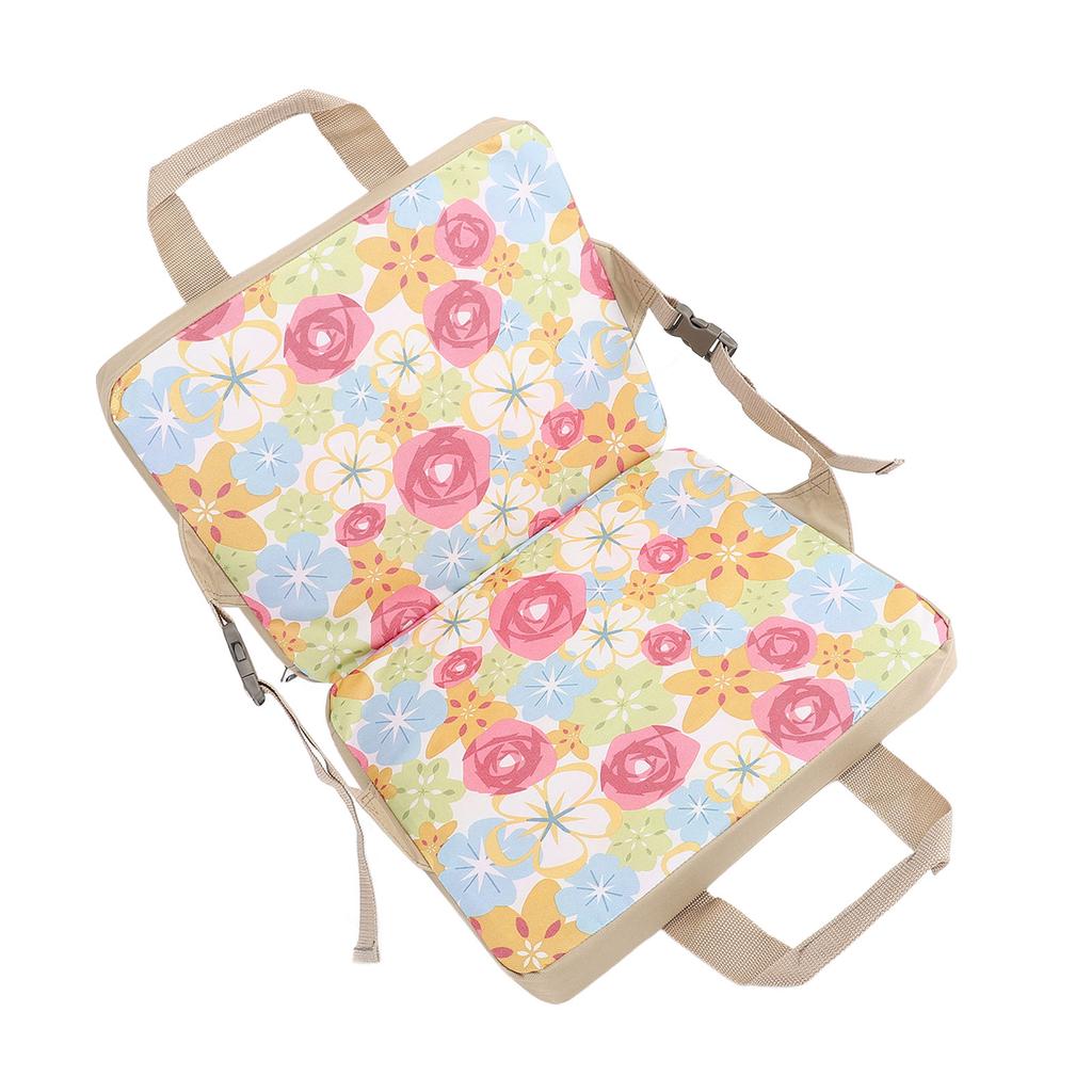 Складной стадионный коврик со спинкой 600D Oxford Fabric Thick Floral Portable Bleacher Chair для детей R