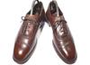 Примерно 70-е годы/Винтаж/Сделано в США/CROWN IMPERIAL/Войлочный язычок/Goodyear Welt/Гладкий кожаный носок/7.5DB/25.0/Темно-коричневый/(ИСПОЛЬЗОВАЛ)