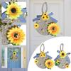 Bee Festival Simulation Wreath Hemp Rope Wreath Craft Door Hanging Home Decoration
