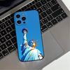 Америка США Флаг Статуя Свободы Чехол для телефона Для iPhone 17,16,15,14,13,12,11 Plus,Pro Max,XS,Мягкий силиконовый Черный чехол