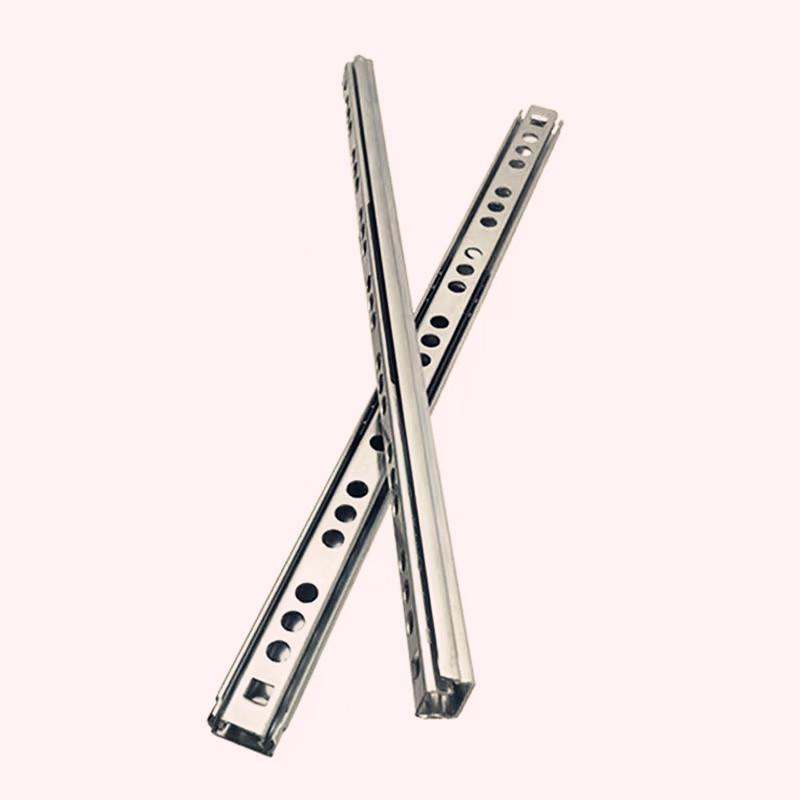 Heavy-Duty 17mm Two-Way Ball Bearing Drawer Slide for Desks