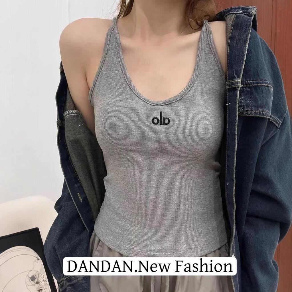 Камисоль с вышивкой в виде надписи кистью в стиле ранней осени: Классическая, универсальная, однотонная утягивающая майка-борцовка