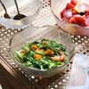 Exquisite Flower Shaped Salad Bowl Tableware Glass Salad Bowl Fruit Bowl Soup Bowl Dessert Bowl Practical Kitchenware