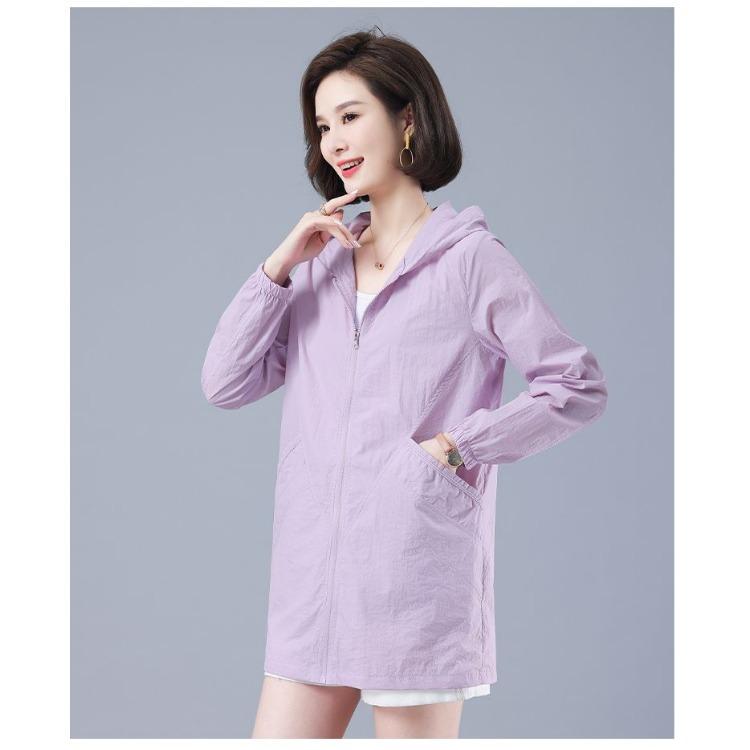 Солнцезащитная верхняя одежда больших размеров для пожилых матерей - дышащий, устойчивый к ультрафиолетовому излучению топ для защиты от солнца