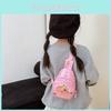 Capybara Printed Donut Shoulder Crossbody Chest Bags Children Cartoon Gifts
