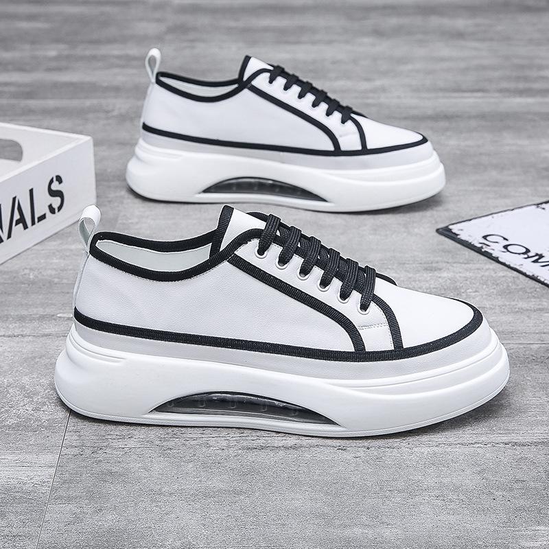 Мужская обувь осенняя обувь для досок, цвет соответствует литературной воздушной подушке, мягкая подошва, модные трендовые туфли, подходящие молодой личности, Вэньчжоу