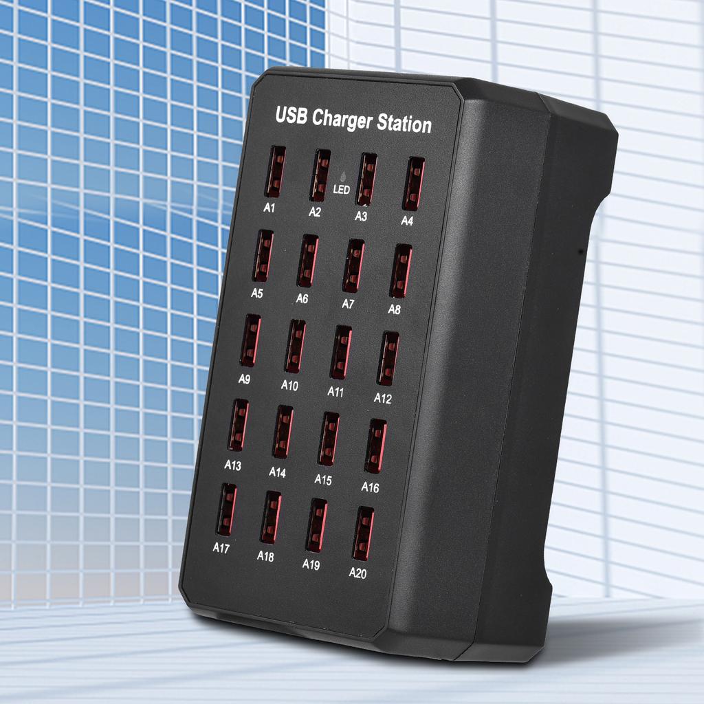 USB C зарядное устройство блок несколько портов 20 портов 100 Вт интеллектуальное USB зарядное устройство быстрое зарядное устройство USB C USB зарядка