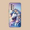 Фантазийный чехол для мобильного телефона с единорогом для Samsung Galaxy M55 54 42 35 34 33 32 23 22 15 14 13 12 F55 5G Цветная крышка Роскошный Красивый