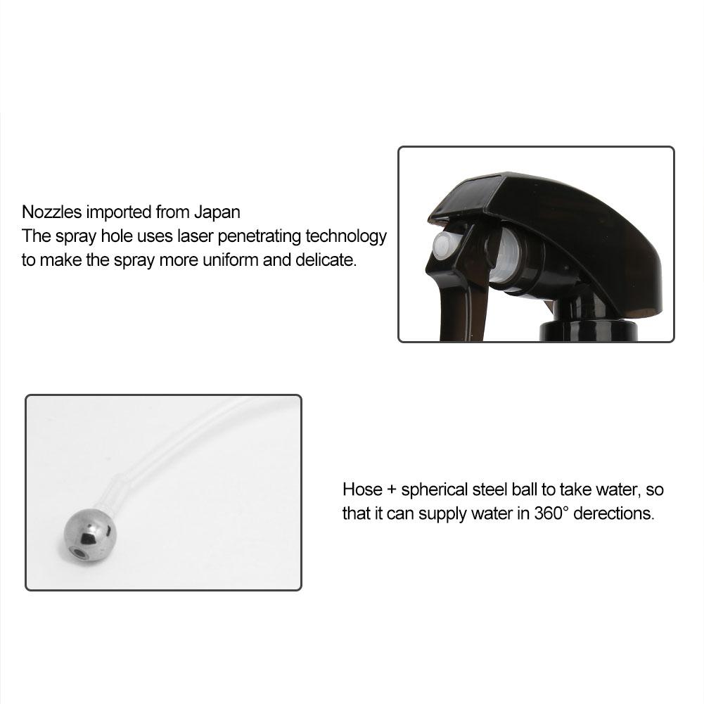 Empty Spray Bottle Soft Hose Fine Mist 200ml Refillable Container for Hairdressing Hair SalonSpray Bottle